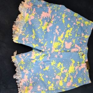 Paint splash High risk shorts